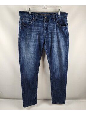 Mavi Jeans Mens 38x31 Jake Slim Leg Blue Denim Straight Leg Mid Rise